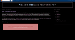 Desktop Screenshot of amandaambrosephotography.blogspot.com