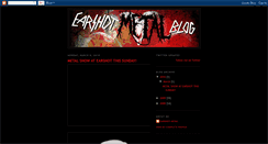 Desktop Screenshot of earshotmetal.blogspot.com