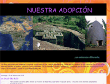 Tablet Screenshot of nuestraadopcionunembarazodiferente.blogspot.com