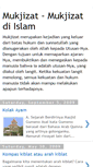 Mobile Screenshot of mukjizatdiislam.blogspot.com