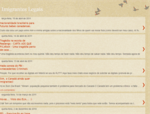 Tablet Screenshot of imigranteslegais.blogspot.com