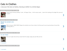 Tablet Screenshot of catsinclothes.blogspot.com