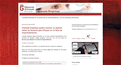 Desktop Screenshot of granadaempresas.blogspot.com