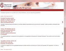 Tablet Screenshot of granadaempresas.blogspot.com