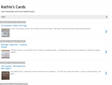 Tablet Screenshot of kathiescards.blogspot.com