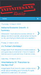 Mobile Screenshot of infinitesane-daily.blogspot.com