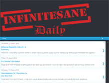 Tablet Screenshot of infinitesane-daily.blogspot.com