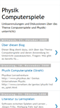 Mobile Screenshot of physik-computerspiele.blogspot.com