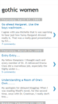 Mobile Screenshot of gothicwomen.blogspot.com