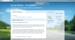 Desktop Screenshot of givingmatters.blogspot.com