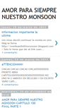 Mobile Screenshot of amorparasiemprenuestromonsoon.blogspot.com