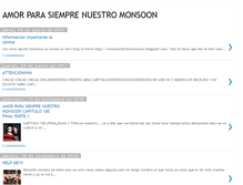 Tablet Screenshot of amorparasiemprenuestromonsoon.blogspot.com