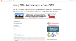 Desktop Screenshot of mylovelysms.blogspot.com