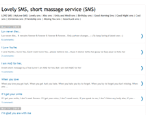 Tablet Screenshot of mylovelysms.blogspot.com