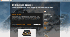 Desktop Screenshot of indonesian-recipe.blogspot.com