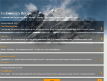 Tablet Screenshot of indonesian-recipe.blogspot.com