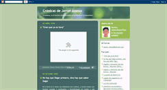 Desktop Screenshot of cronicasdealonsochanta.blogspot.com