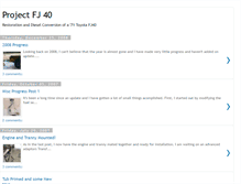Tablet Screenshot of projectfj40.blogspot.com