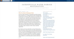 Desktop Screenshot of jacksonvillewaterdamage.blogspot.com