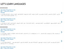 Tablet Screenshot of languagesandyourworld.blogspot.com