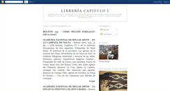 Desktop Screenshot of libreriacapituloi.blogspot.com