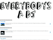 Tablet Screenshot of everybodysadeejay.blogspot.com