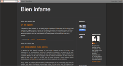 Desktop Screenshot of bieninfame.blogspot.com