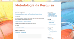 Desktop Screenshot of pesquisacommetodo.blogspot.com