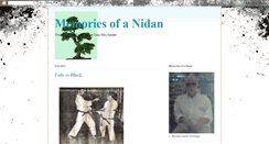 Desktop Screenshot of memoriesofanidan.blogspot.com