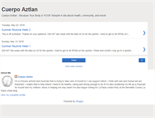 Tablet Screenshot of cuerpoaztlan.blogspot.com