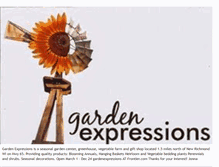 Tablet Screenshot of gardenexpressions.blogspot.com