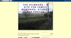 Desktop Screenshot of gilmours.blogspot.com