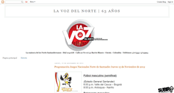 Desktop Screenshot of la-voz-del-norte.blogspot.com