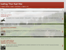 Tablet Screenshot of icefrogthor.blogspot.com