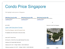 Tablet Screenshot of condopricesingapore.blogspot.com