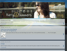 Tablet Screenshot of karlysummers.blogspot.com