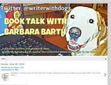 Tablet Screenshot of barbarabarthbookblog.blogspot.com