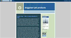 Desktop Screenshot of doggstarrpetproducts.blogspot.com
