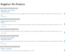 Tablet Screenshot of doggstarrpetproducts.blogspot.com