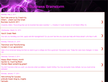 Tablet Screenshot of blackwomeninbusinessbrainstorm.blogspot.com