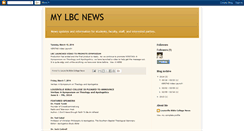 Desktop Screenshot of mylbcnews.blogspot.com