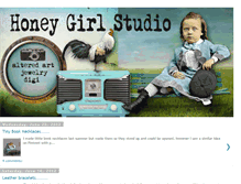 Tablet Screenshot of honeygirlstudio.blogspot.com