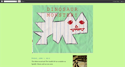 Desktop Screenshot of dinosaurmonsters.blogspot.com