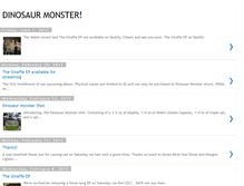 Tablet Screenshot of dinosaurmonsters.blogspot.com