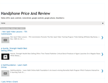 Tablet Screenshot of handphonepricereview.blogspot.com