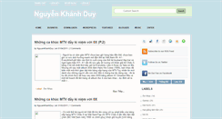 Desktop Screenshot of khanhduy89.blogspot.com