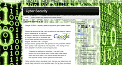 Desktop Screenshot of cybersecurityworld.blogspot.com