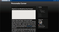 Desktop Screenshot of personaliacorner.blogspot.com