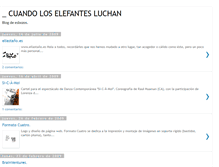 Tablet Screenshot of cuandoloselefantesluchan.blogspot.com