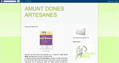 Desktop Screenshot of amuntdonesartesanes.blogspot.com